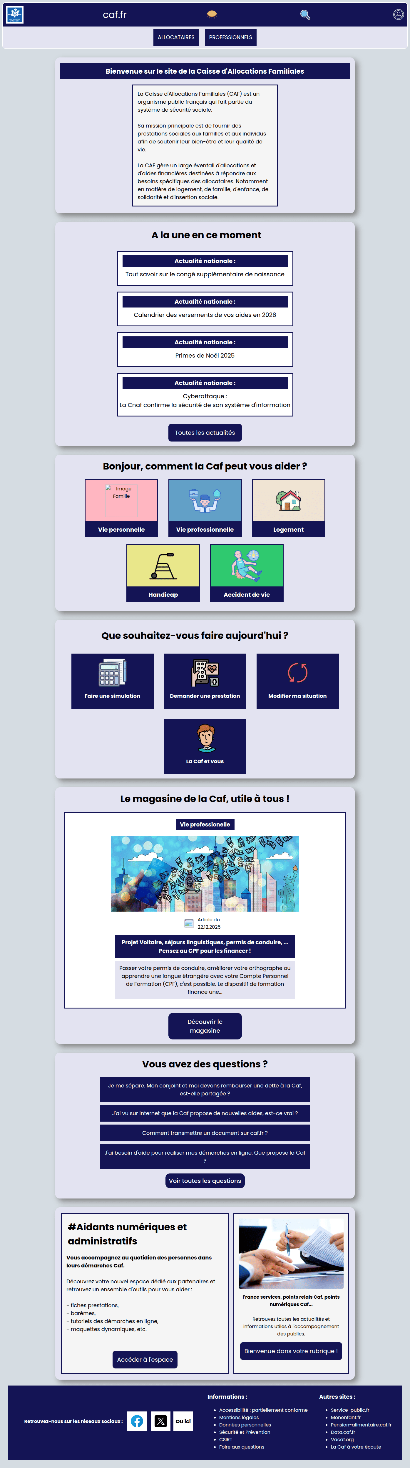 Preview CAF redesign